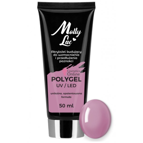 Polygel /Acrylgel MollyLac pentru constructie 50 ML - 20 Bean Paste 15798